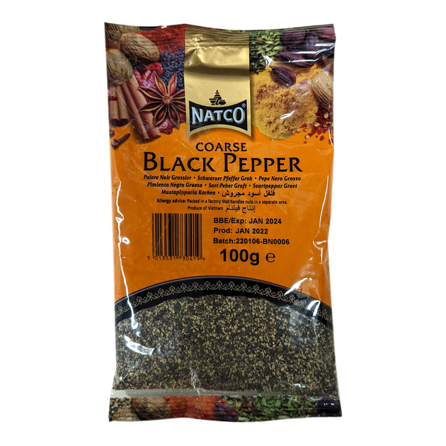 Pepe nero macinato grosso (Black Pepper coarse) - Products - Menù