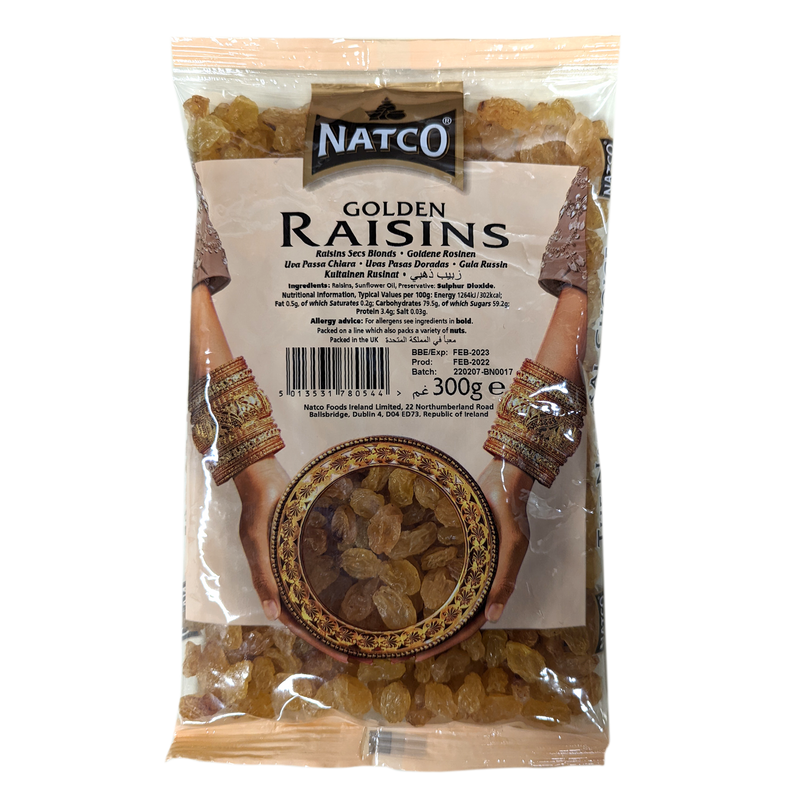 Natco Golden raisins 300gm
