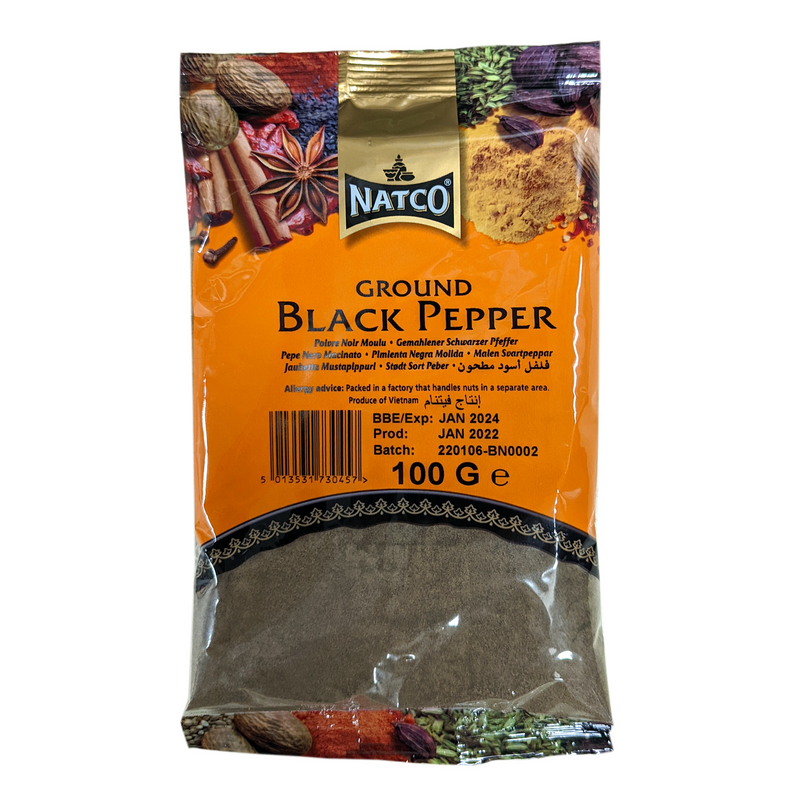 Natco Black pepper ground 100gm