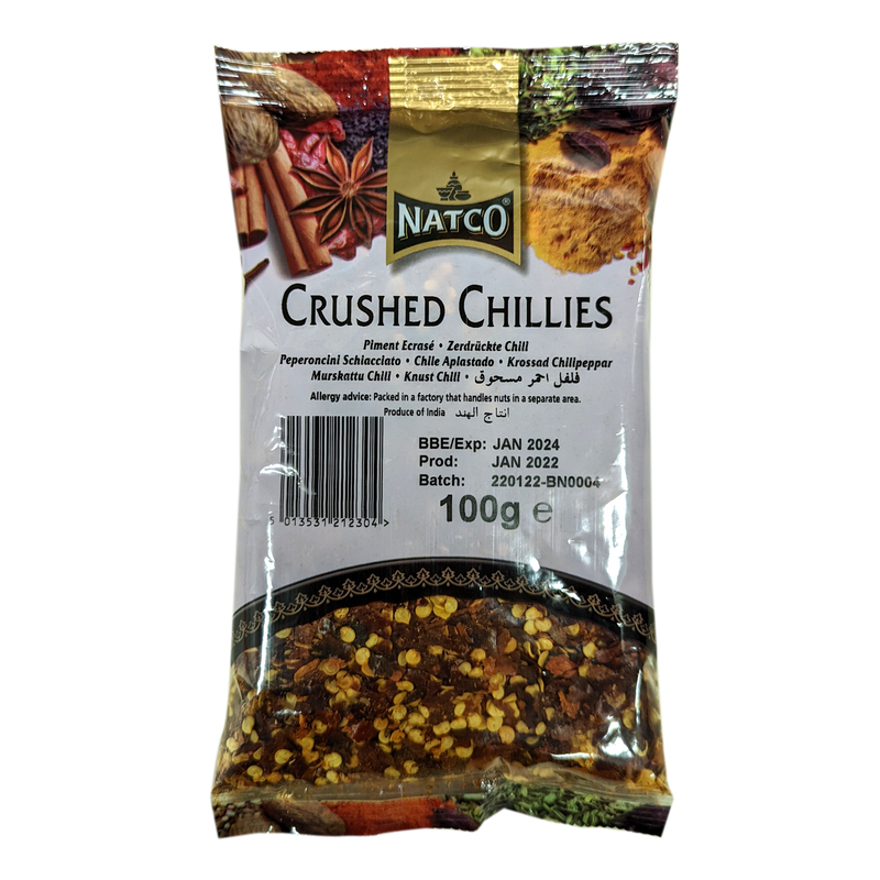 Natco Crushed chillies 100 gm